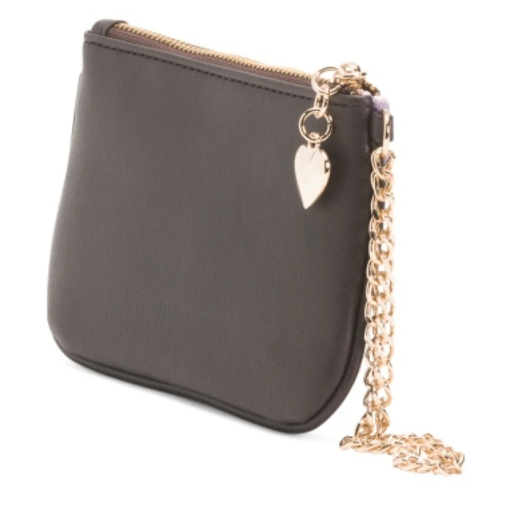 💜🔹️Juicy Couture 🔹️Dusty Violet Heritage” Velour Wristlet Gift Set